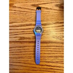 L74, Casio Illuminator, Purple Sports Watch, 8.5" Silicon Band, Light